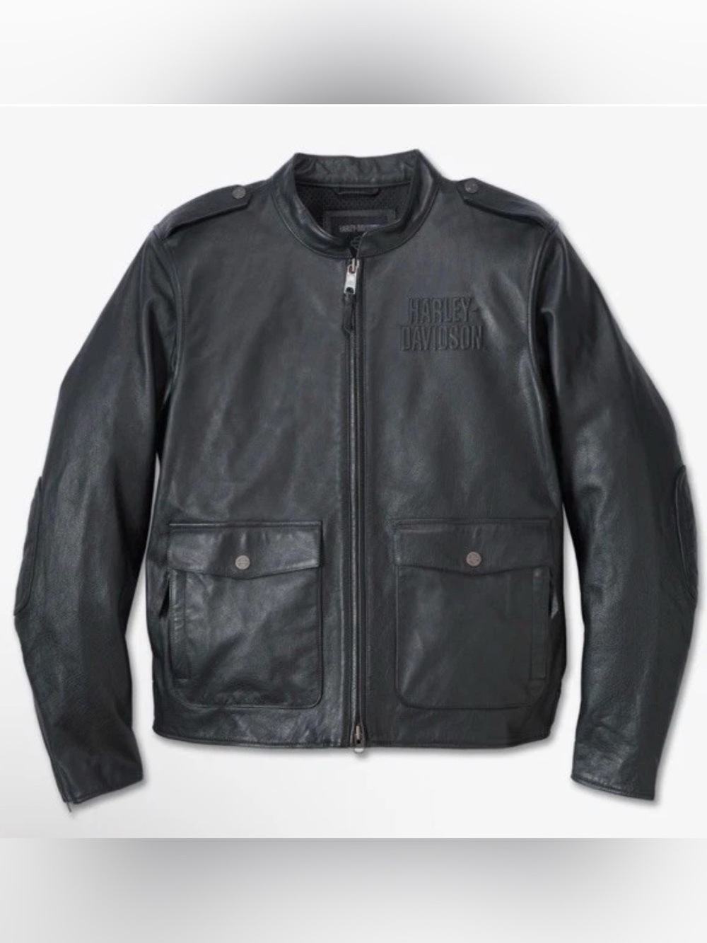 Harley Davidson H-D Flex Layering Systems Captain Leather Jacket Outer Layer 2XL